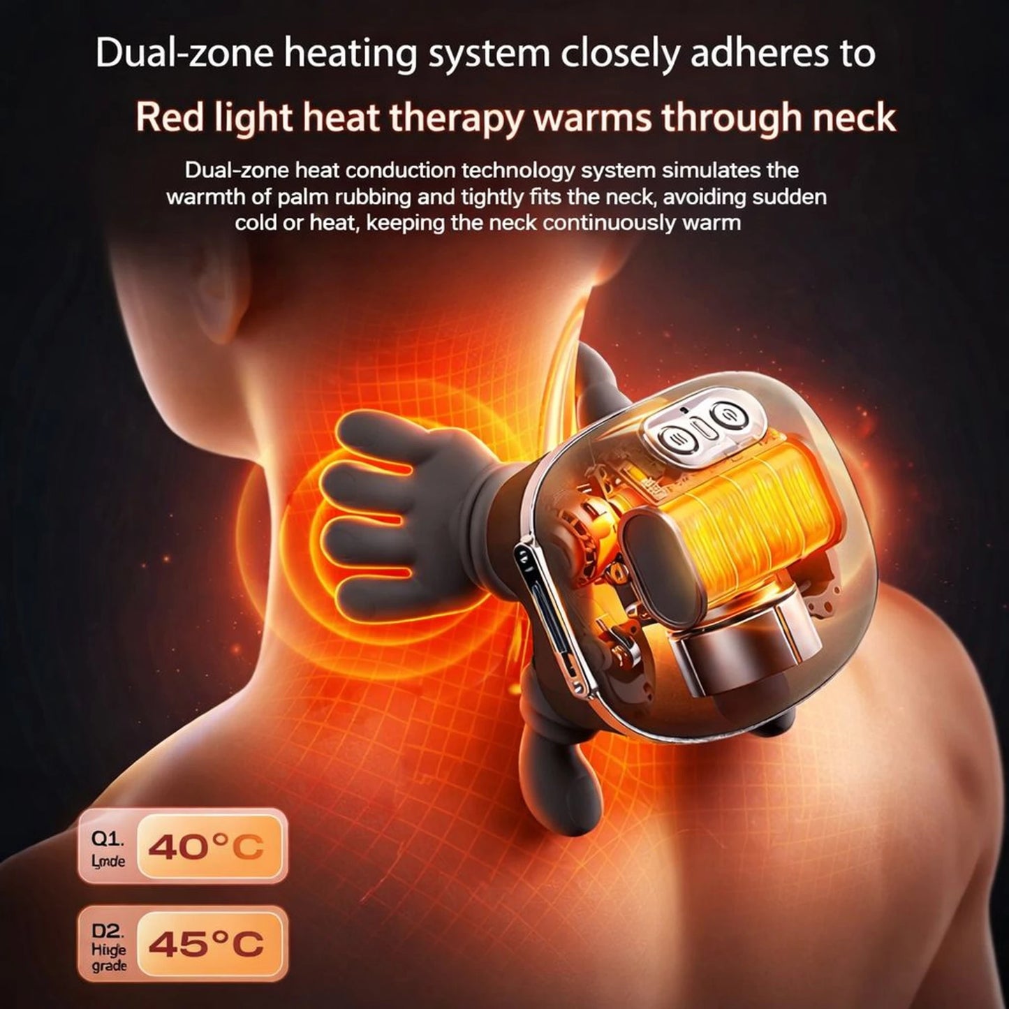 Heated Shoulder and Neck Massager